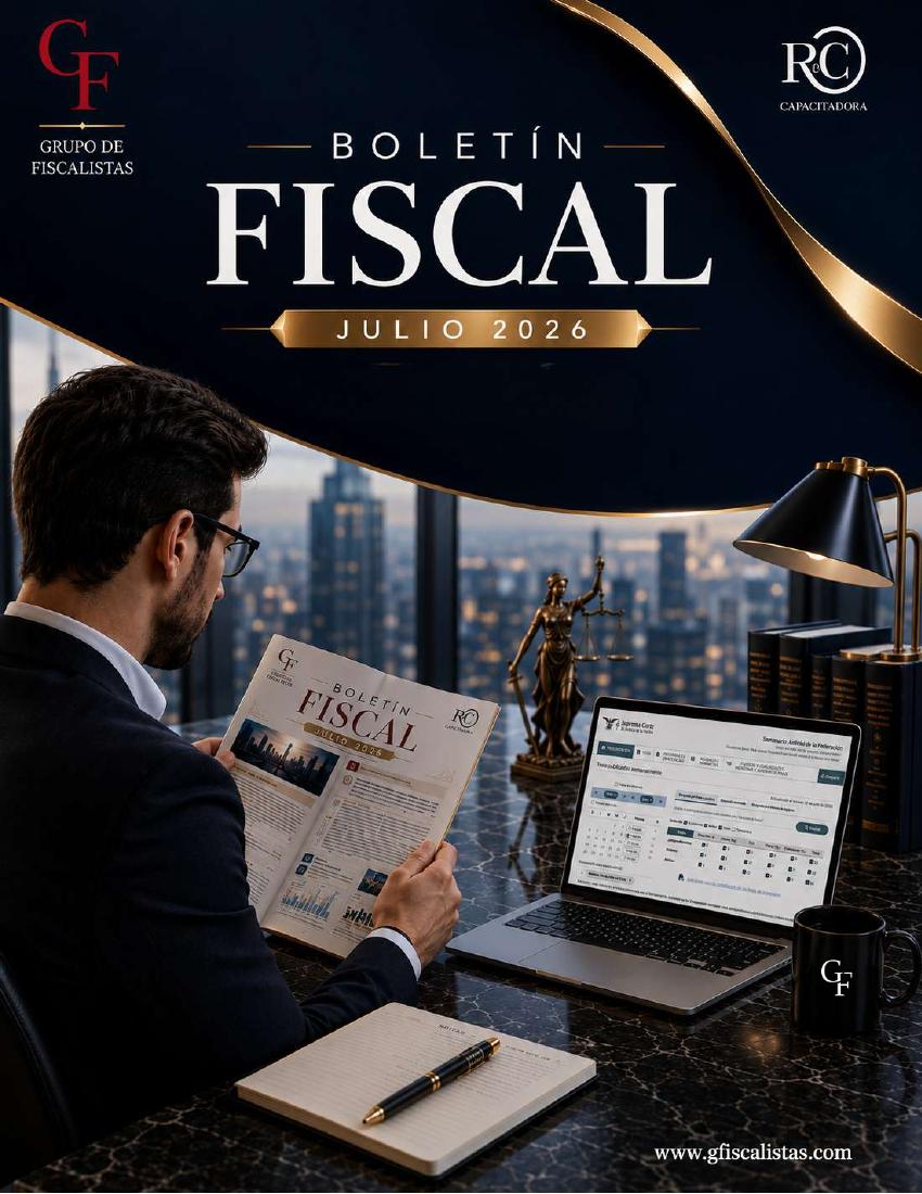 Portada Boletín Fiscal — Julio 2026